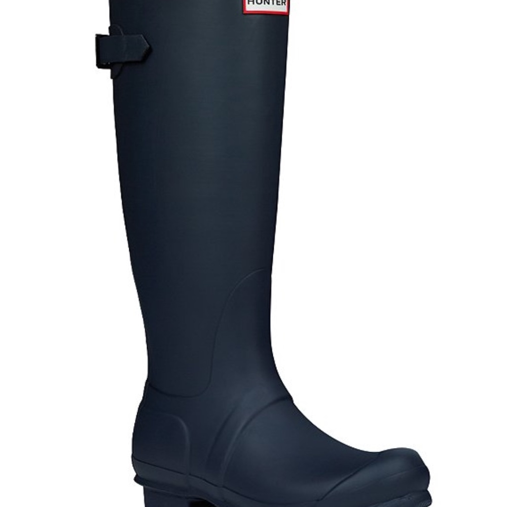 NAVY HUNTER RAIN BOOTS